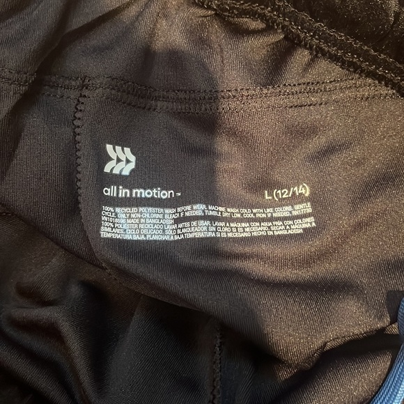 All in Motion Boy’s Black Joggers Size L (12/14) - Picture 5 of 5